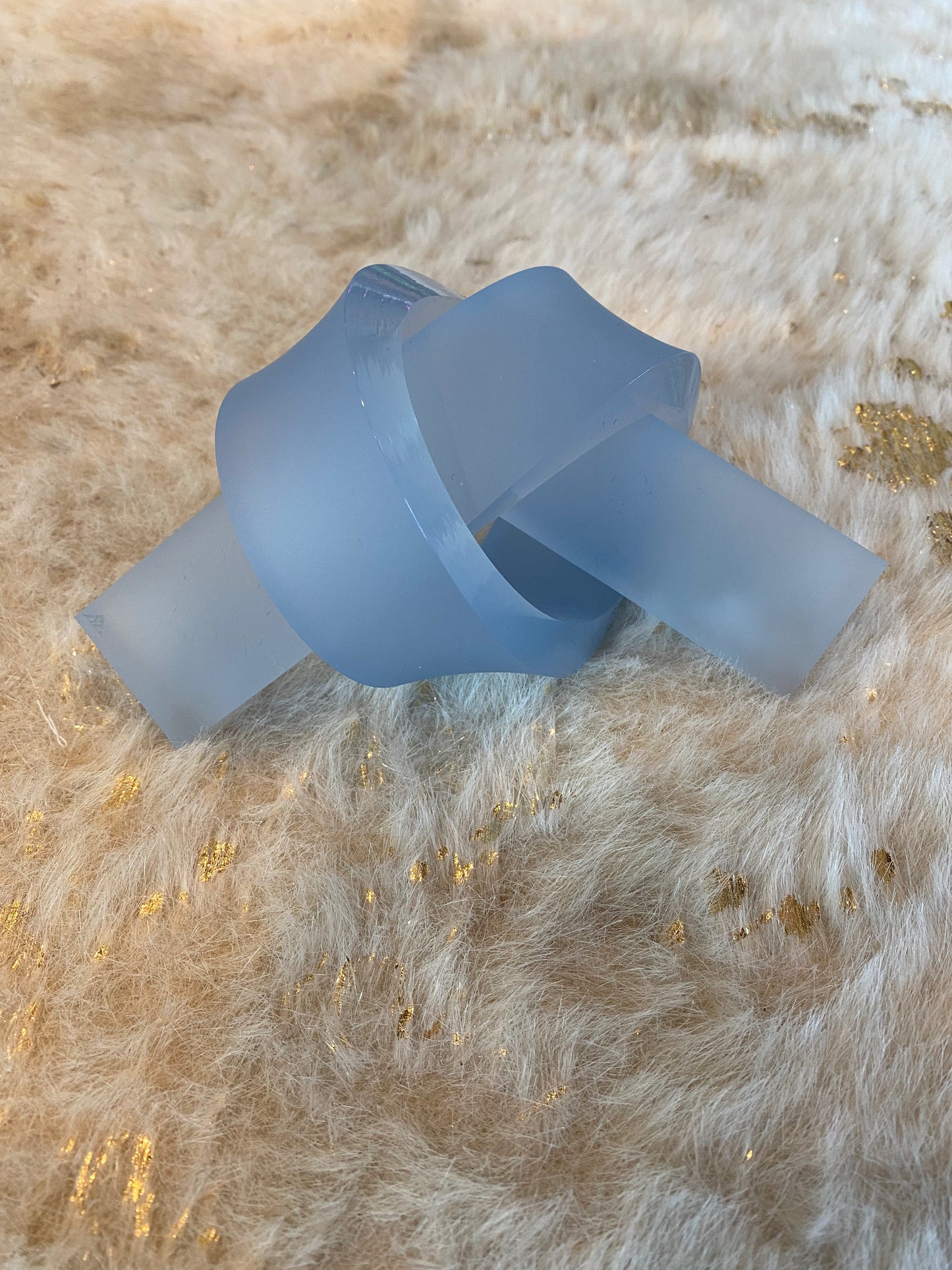 Acrylic “Love Knots” Decorative Accent