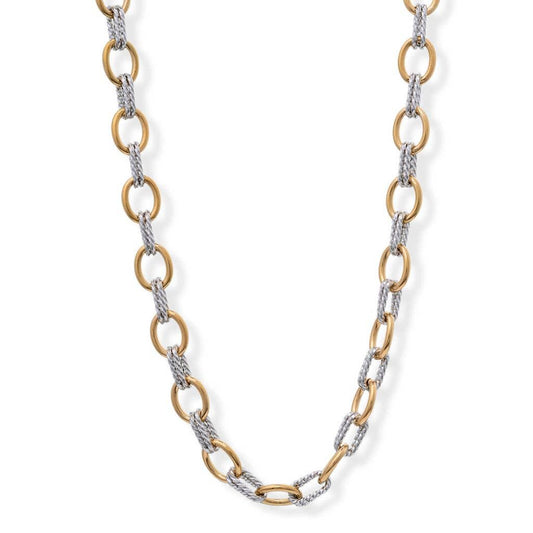Roxy Two Tone Link Necklace