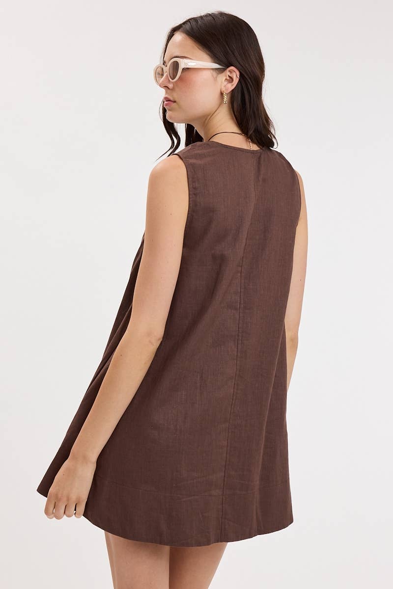 Round Neck Swing Dress