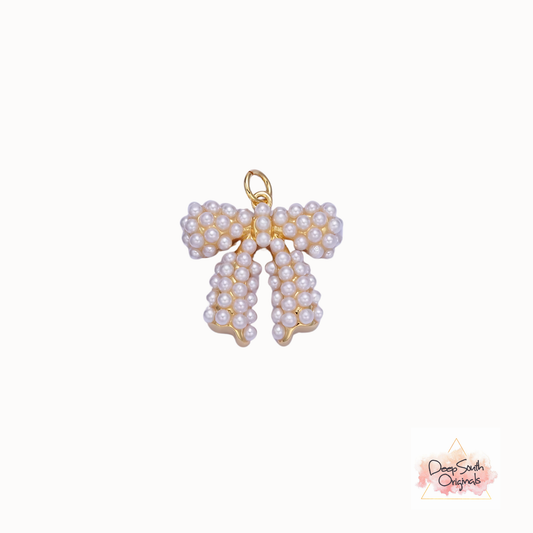 Pearl Bow Charm