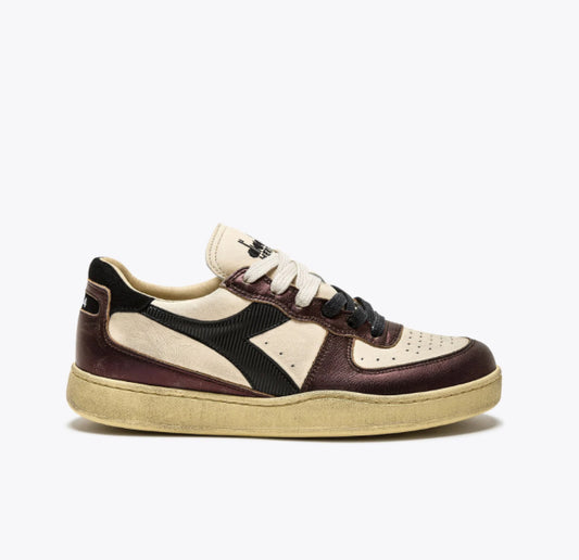 MI Basket Low Metallic Dirty