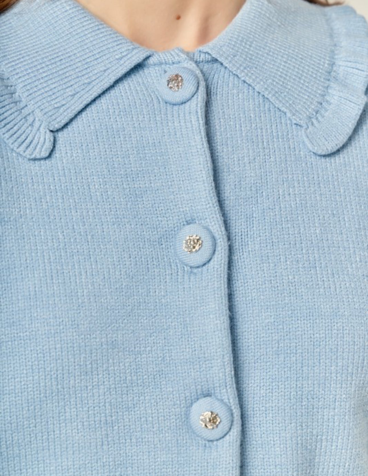 Ruffle Collar Sweater