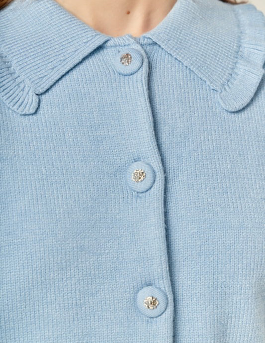 Ruffle Collar Sweater