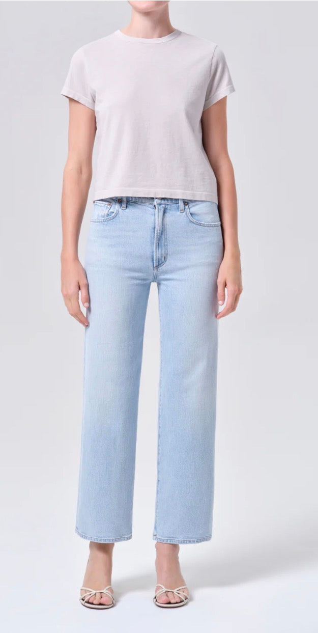AGOLDE Harper Crop in Flaunt
