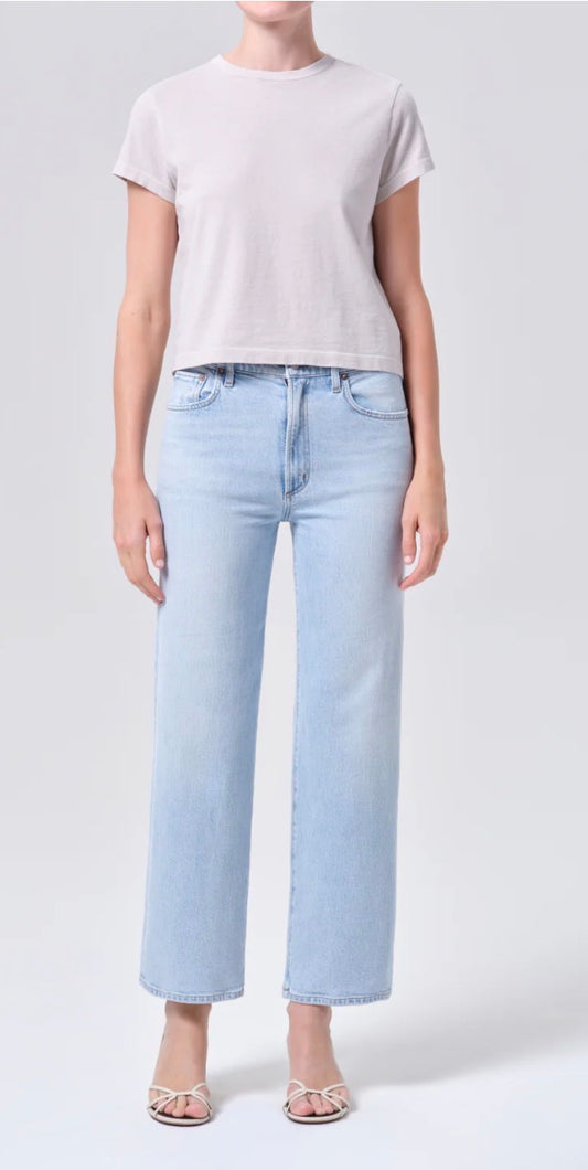 AGOLDE Harper Crop in Flaunt