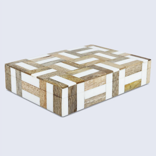Marquet Chase Wood & Resin Storage Box
