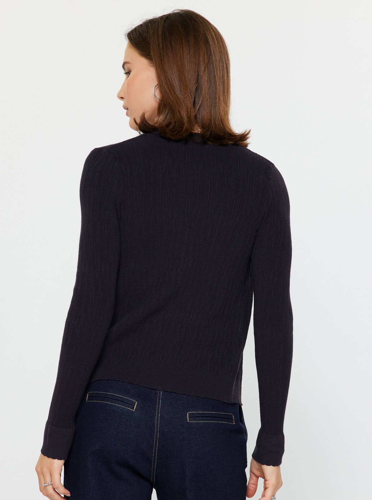 Ribbed Tank And Cardigan Set