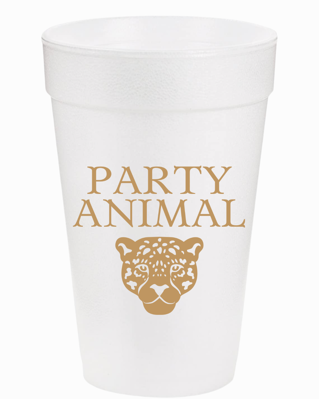 Party Animal Styrofoam Cups