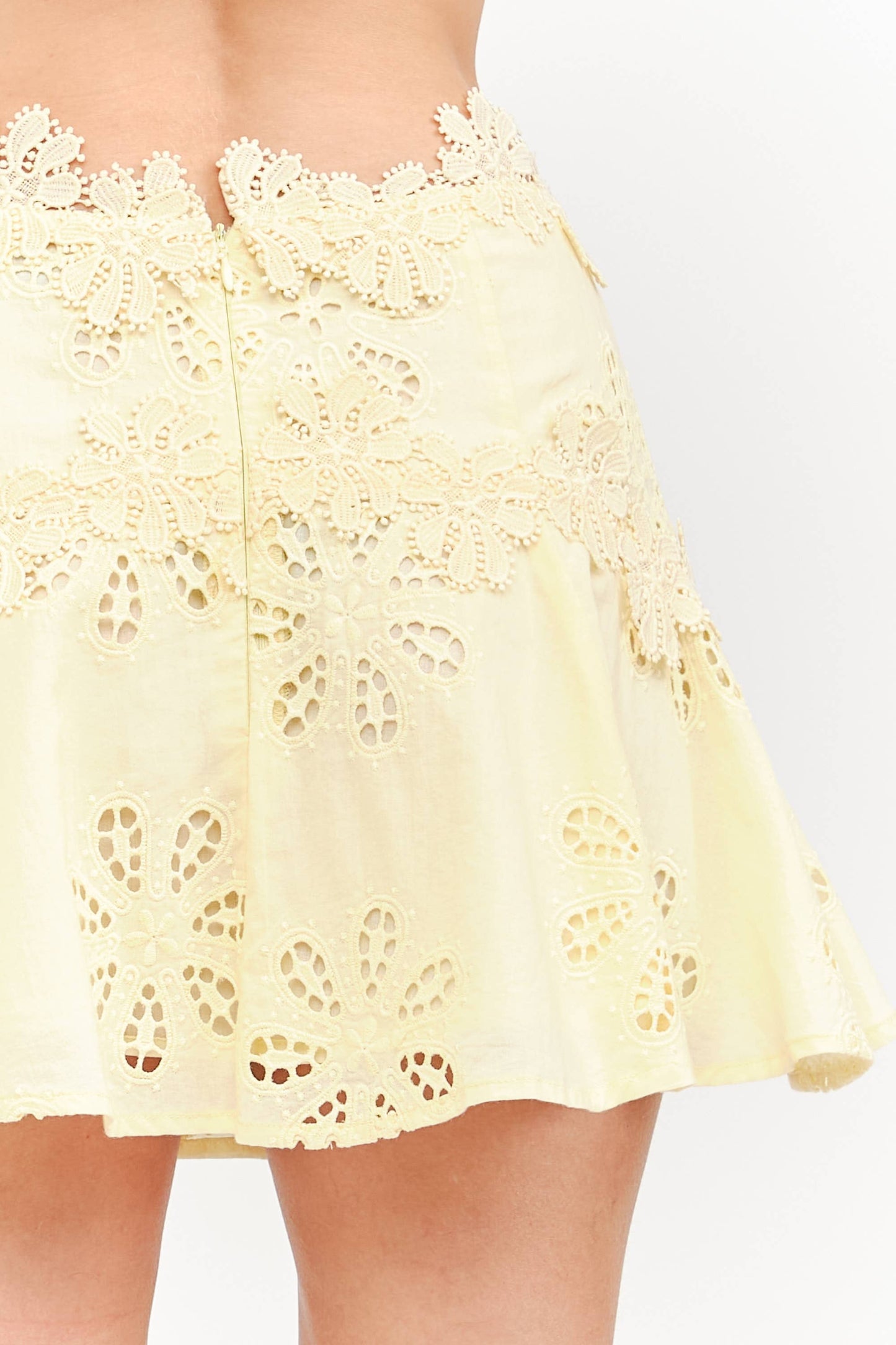 Eleanor Butter Yellow Skirt