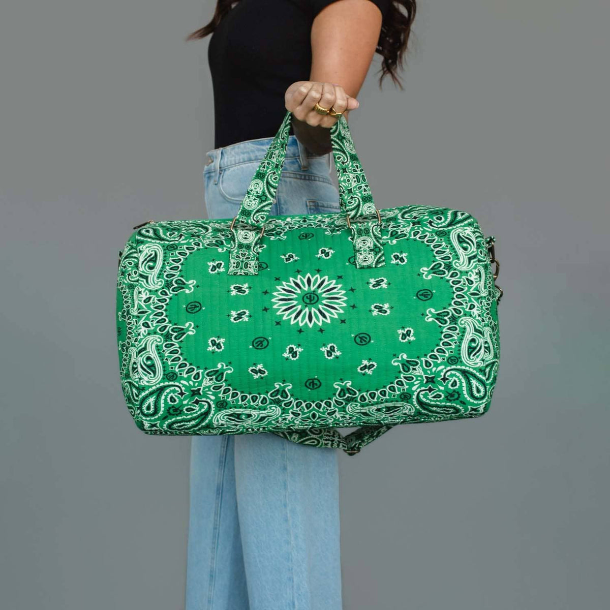 Green Bandana Duffel