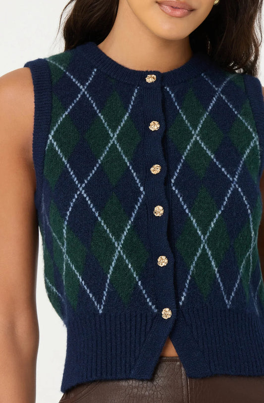 Abbie Argyle Vest