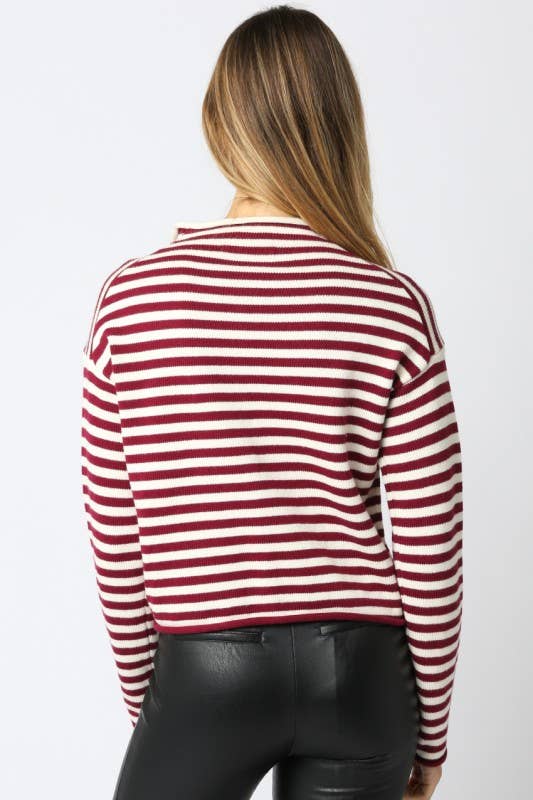 Elina Stripe Knit Top