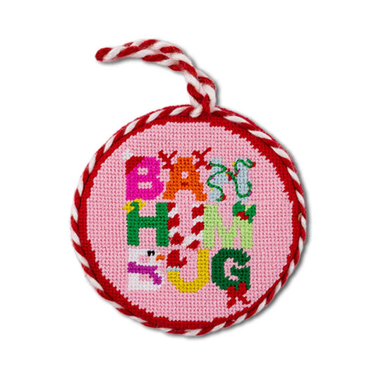 Needlepoint Ornament - Bah Humbug