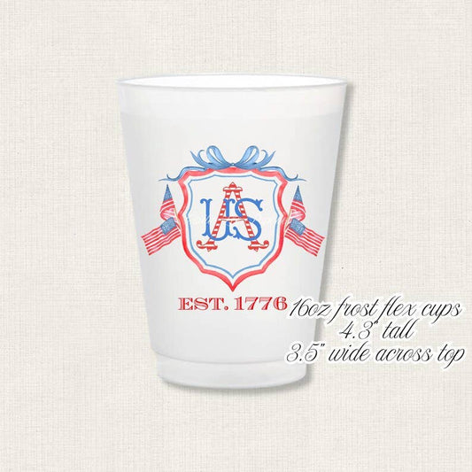 Summer Patriotic Frost Flex Cups
