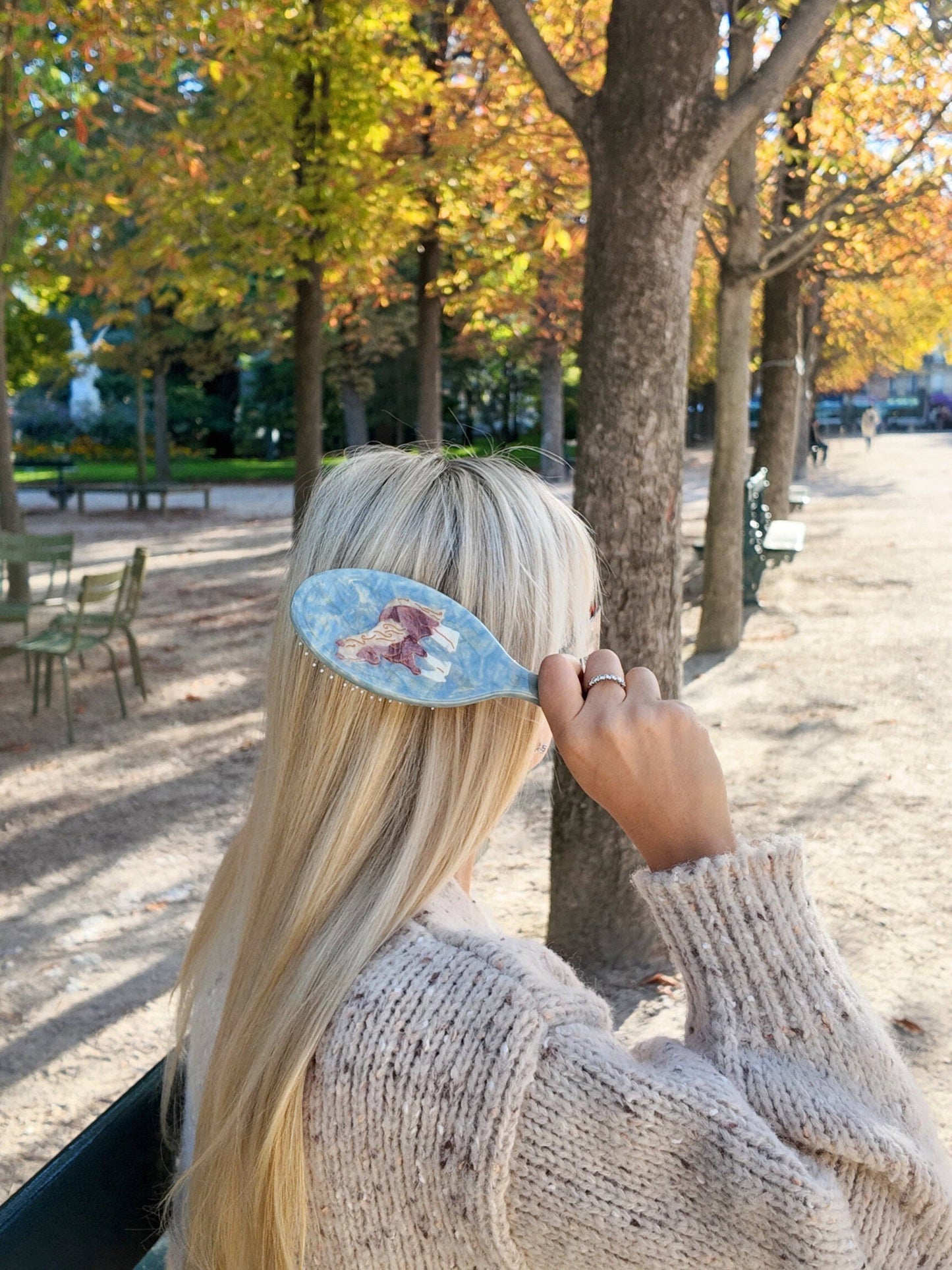 Hand-painted Horse Amazing Hair Day Brush | Eco-Friendly