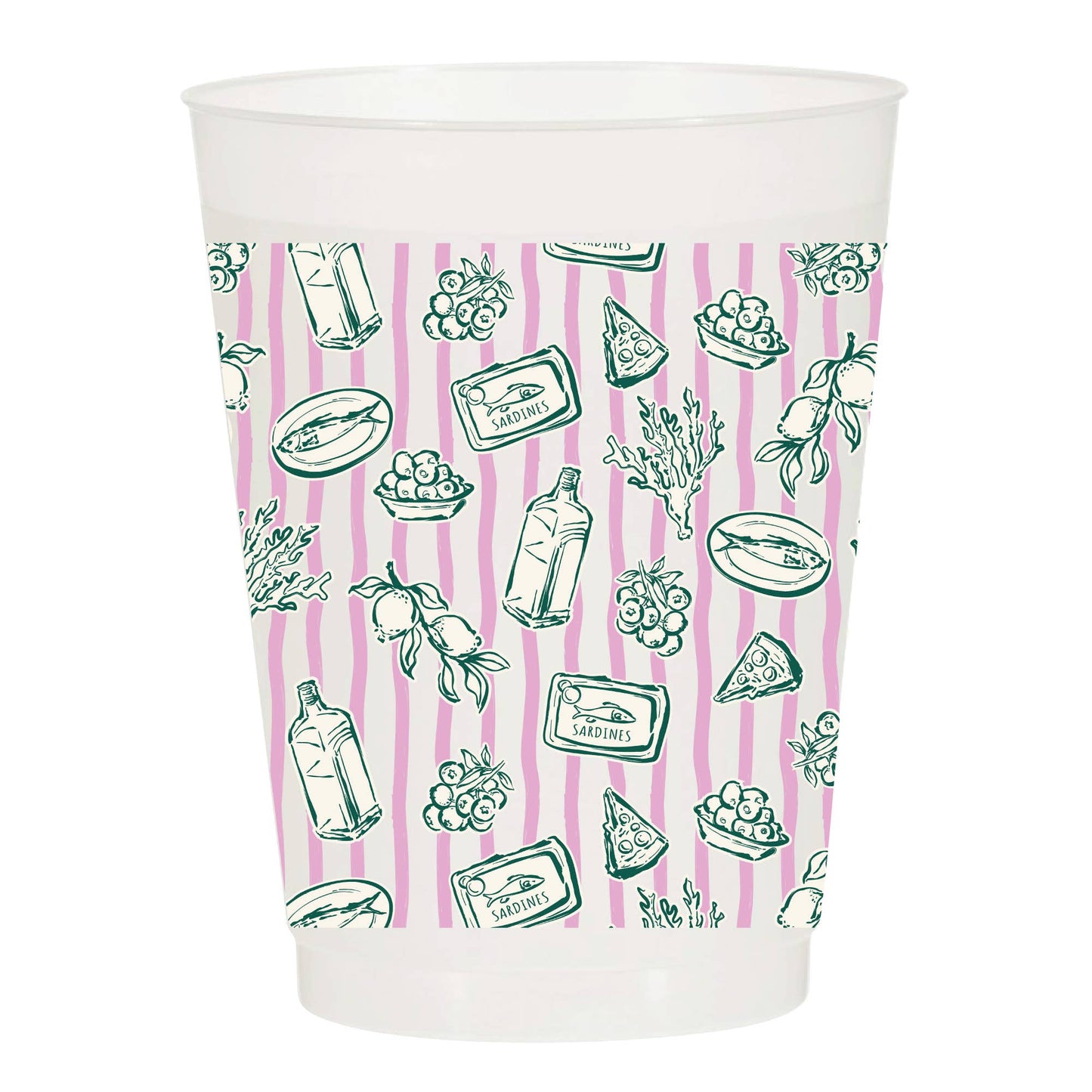 Italian Summer Frosted Cups- Summer