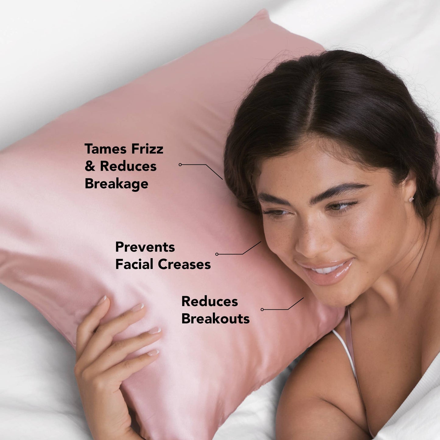 KITSCH Satin Pillowcase Standard - Blush