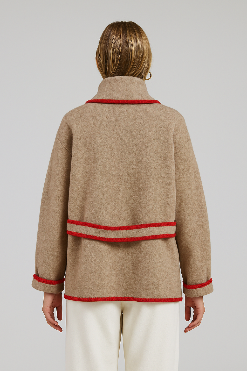 WhipStitch Cardigan with Beltg