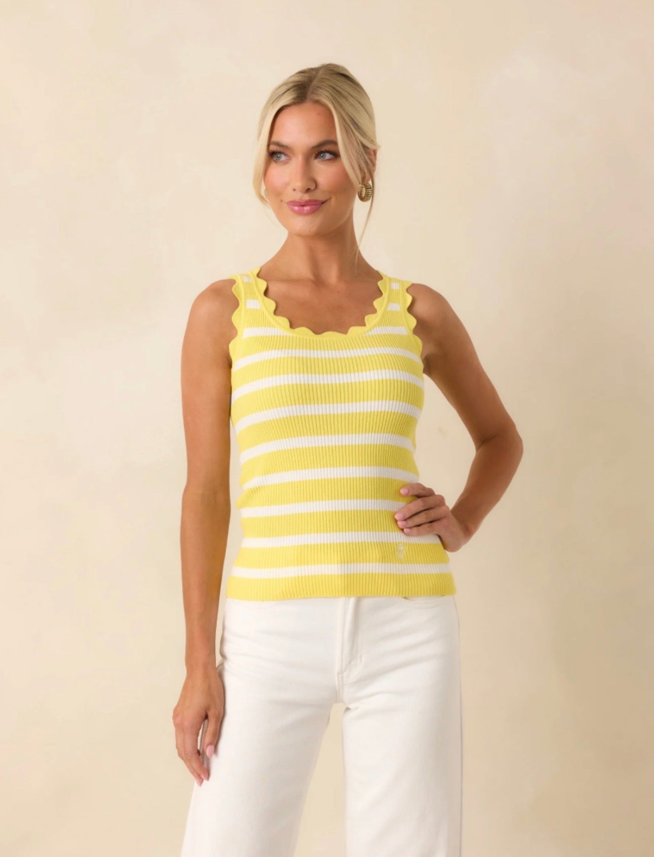 Shay Scallop Tank