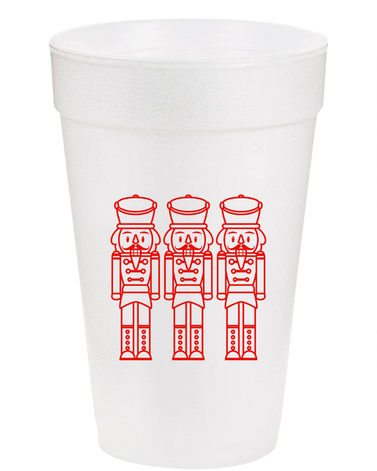 Nutcracker Styrofoam Cups