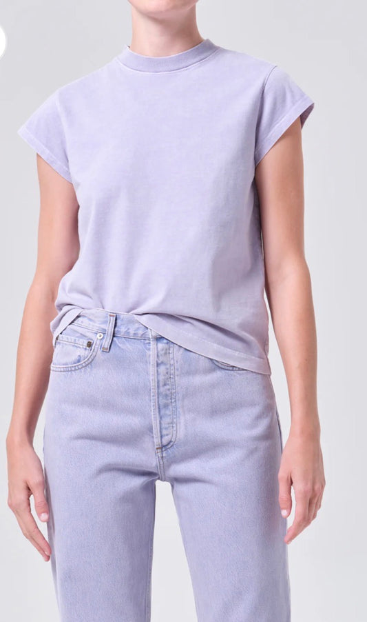 Bryce Long Tee Acid Lilac