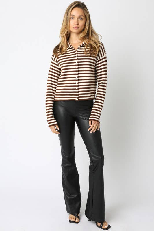 Elina Stripe Knit Top