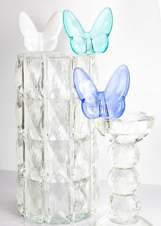 Crystal Butterfly Blue Small