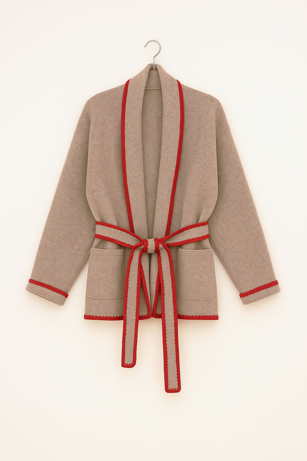 WhipStitch Cardigan with Beltg