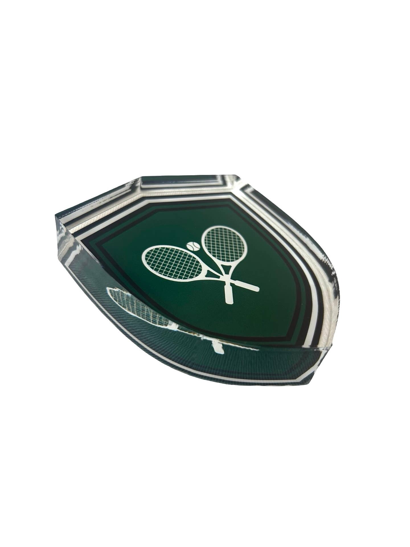 Acrylic Napkin Weight, Tennis