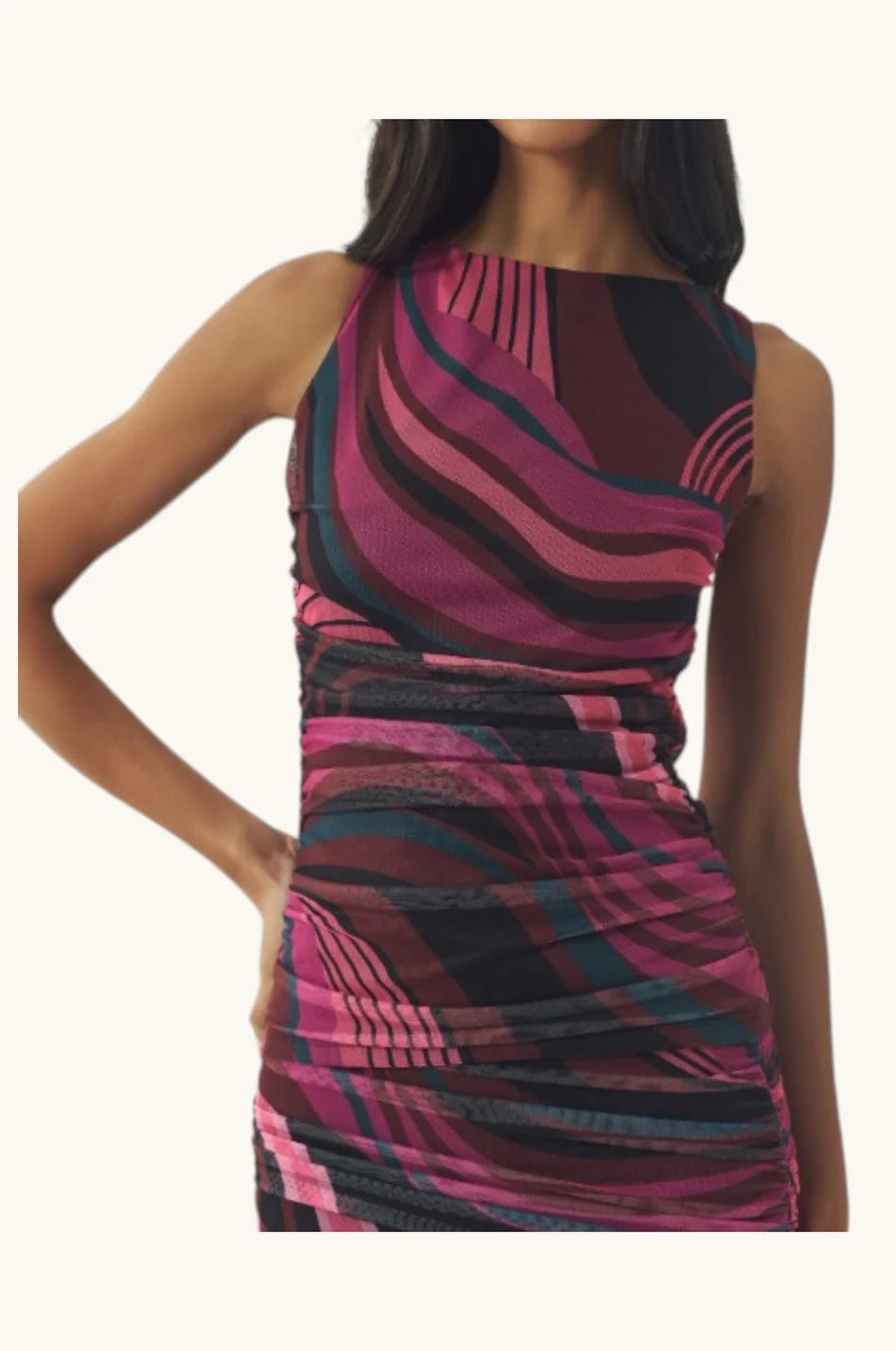 Savy Abstract Mesh Top