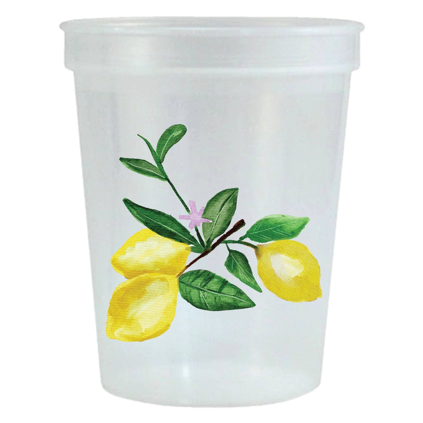 Lemon Branch Summer Citrus Stadium Cups - Summer