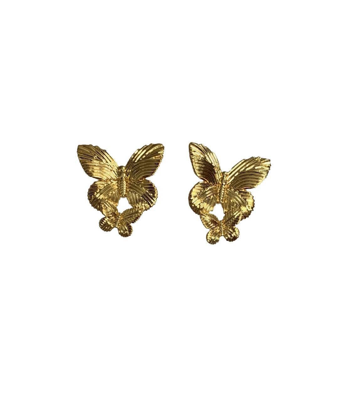 Alistair Butterfly Earring - 18k Gold Plated