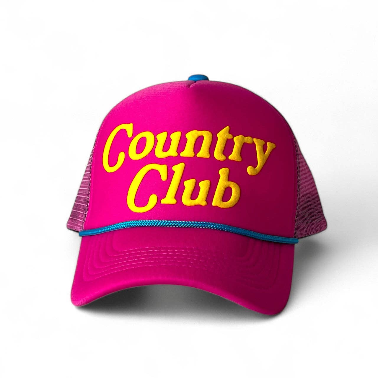 Country Club Pink Foam Trucker Cap