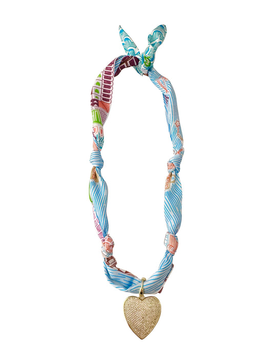 Scarf Necklace Butterfly