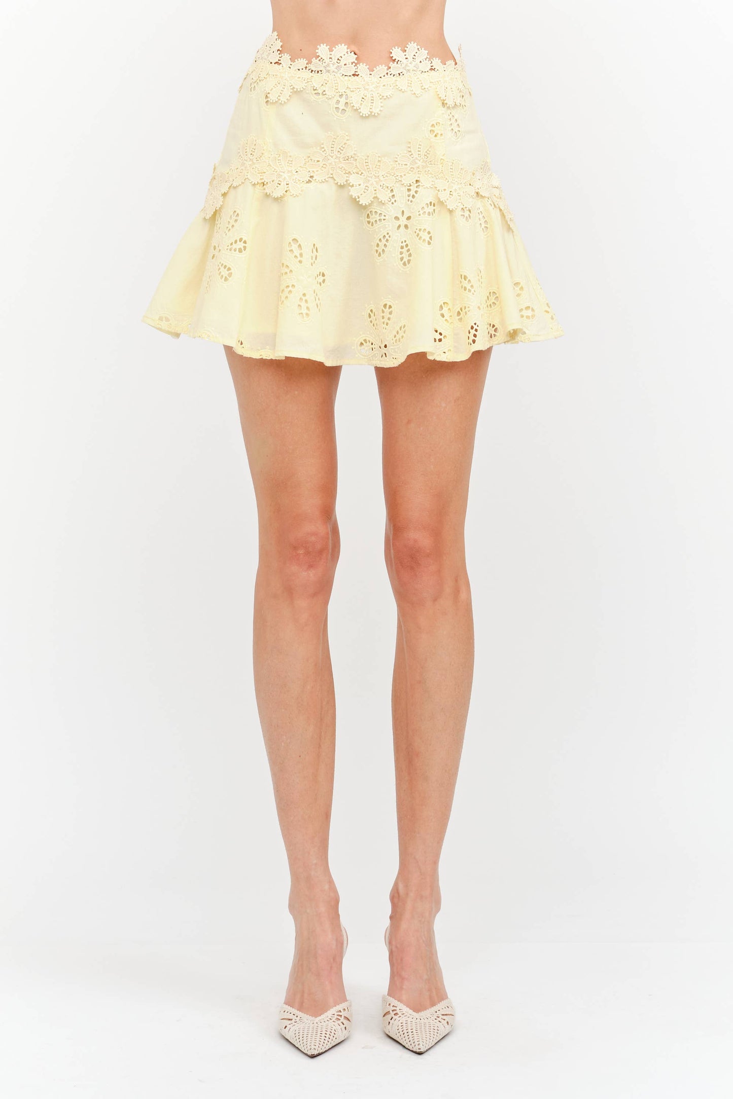 Eleanor Butter Yellow Skirt