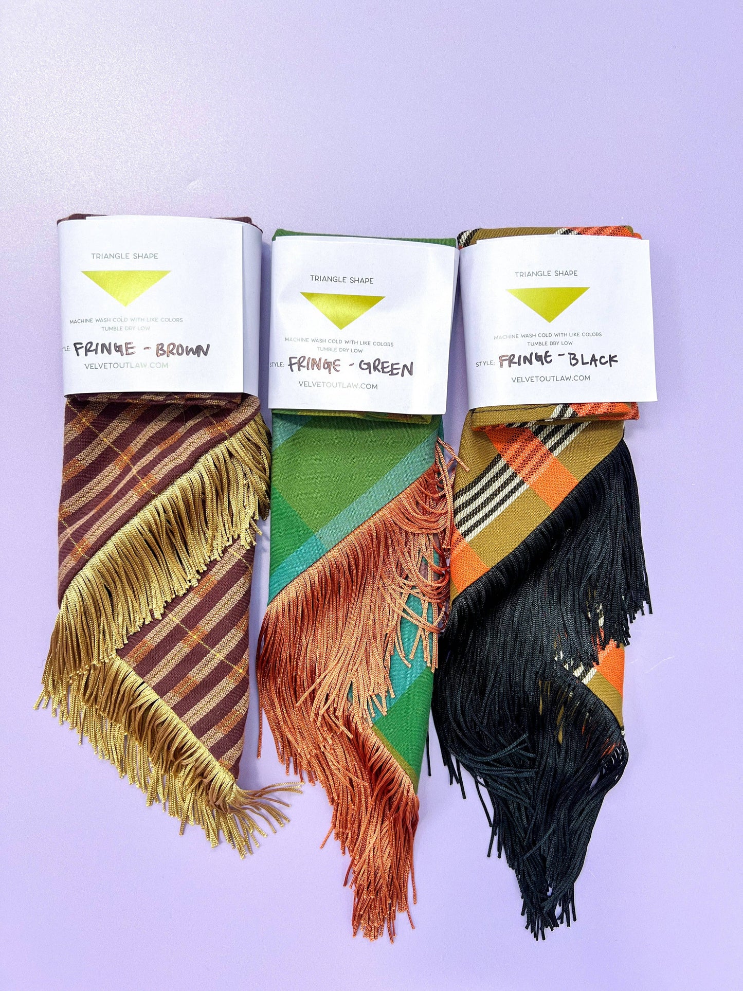 Fall Fringe Bandana - Multiple Colors