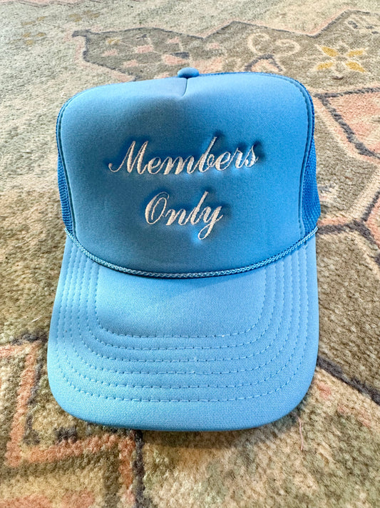 Members Only Trucker Hat