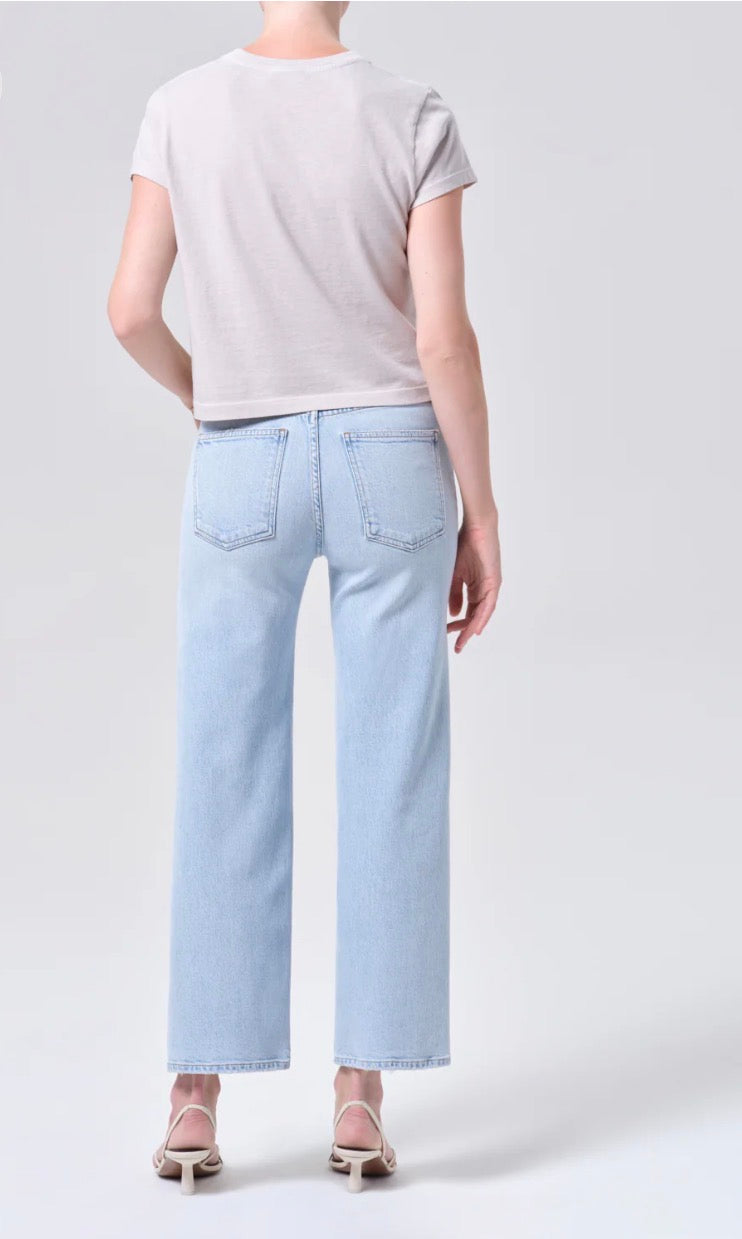 AGOLDE Harper Crop in Flaunt