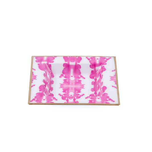 Ink Blot Enameled Tori Trinket Tray