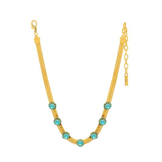 Kirsten Necklace in Light Turquoise Matt