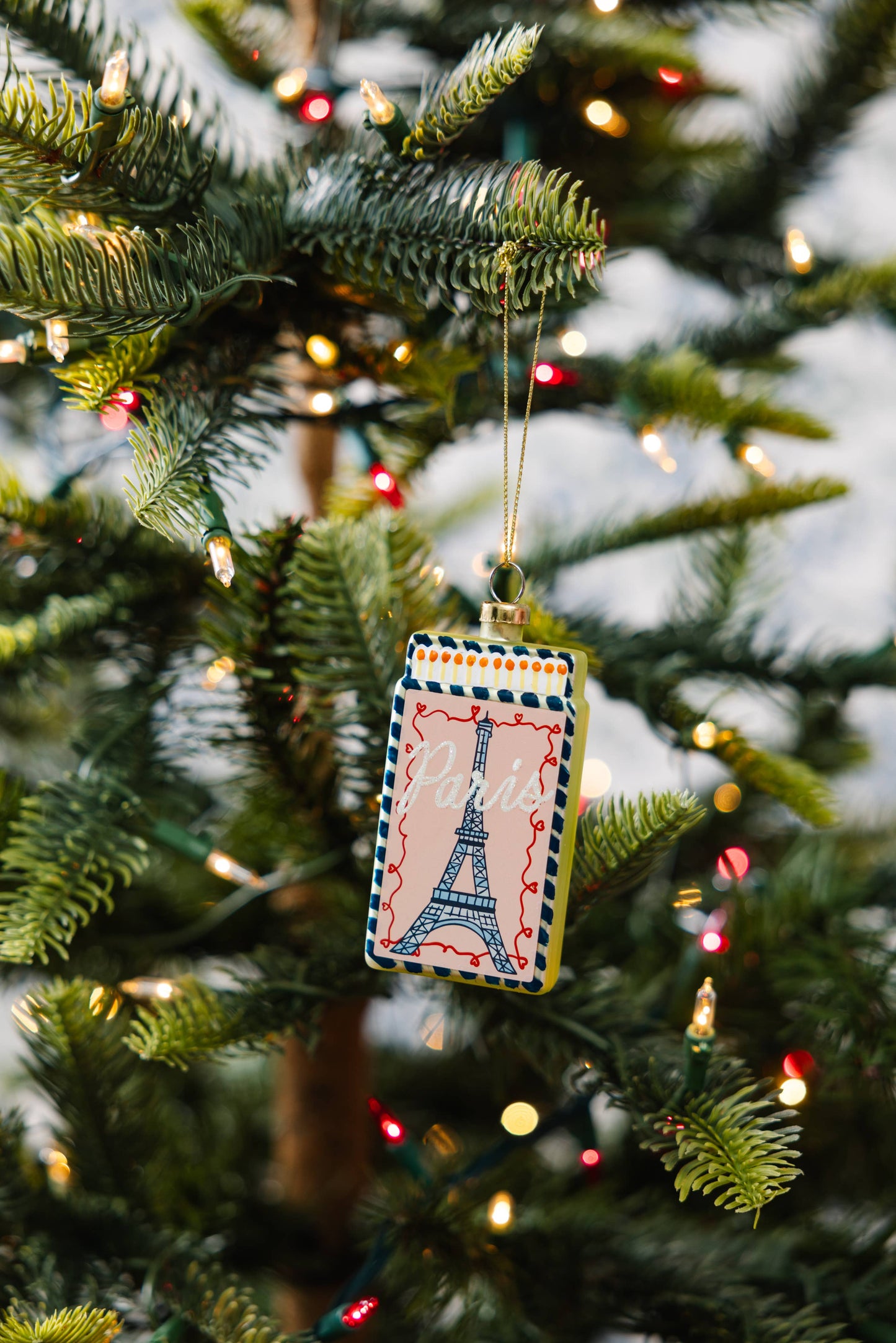 Matchbook Ornament - Paris