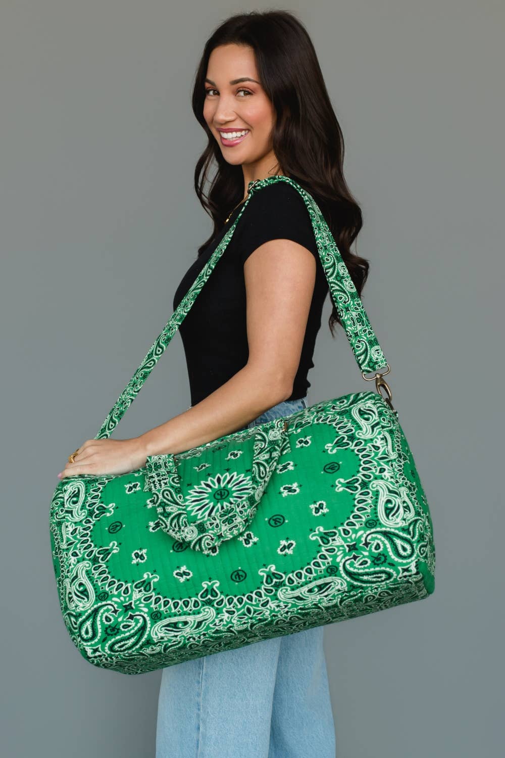 Green Bandana Duffel