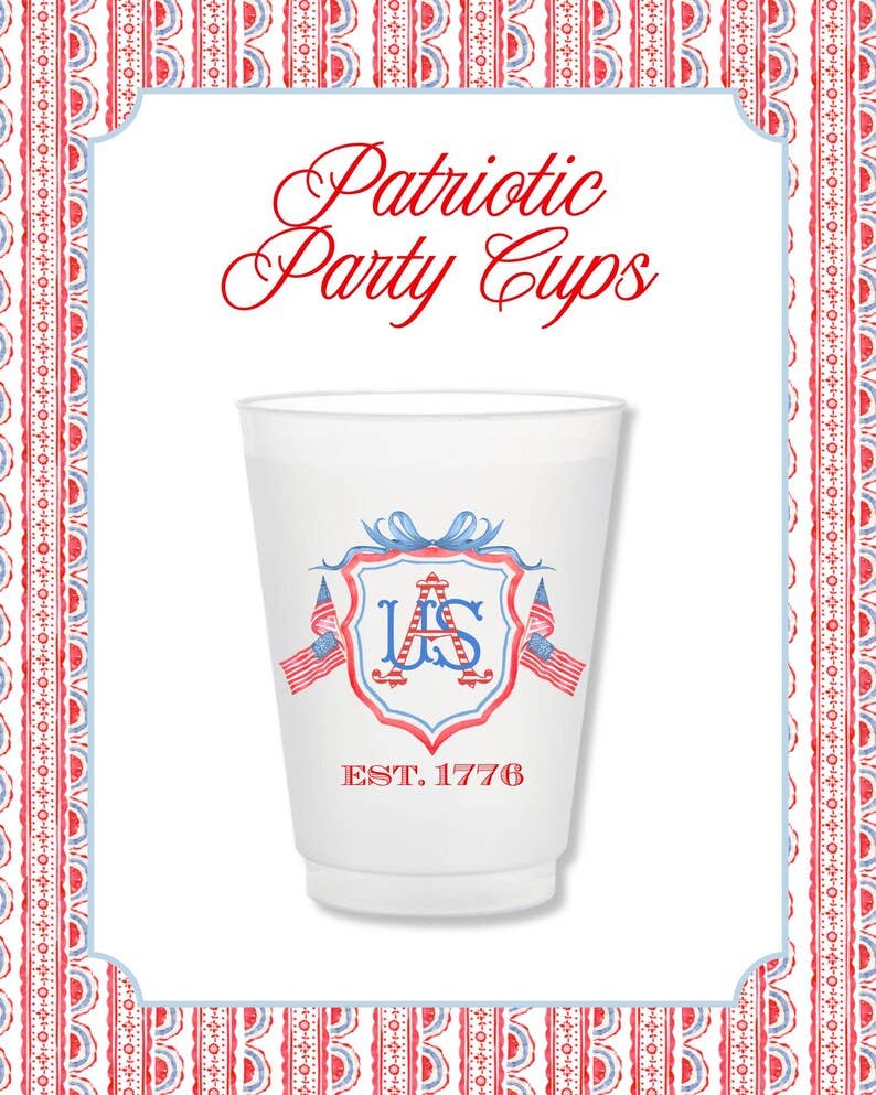 Summer Patriotic Frost Flex Cups