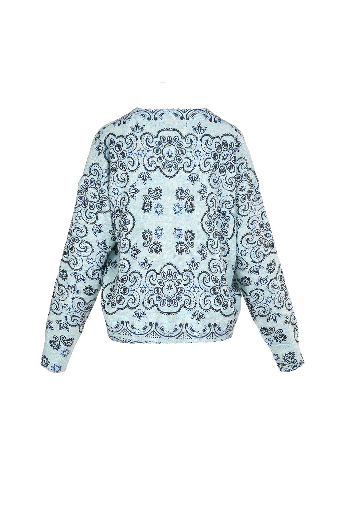 Paisley Printed Sweater
