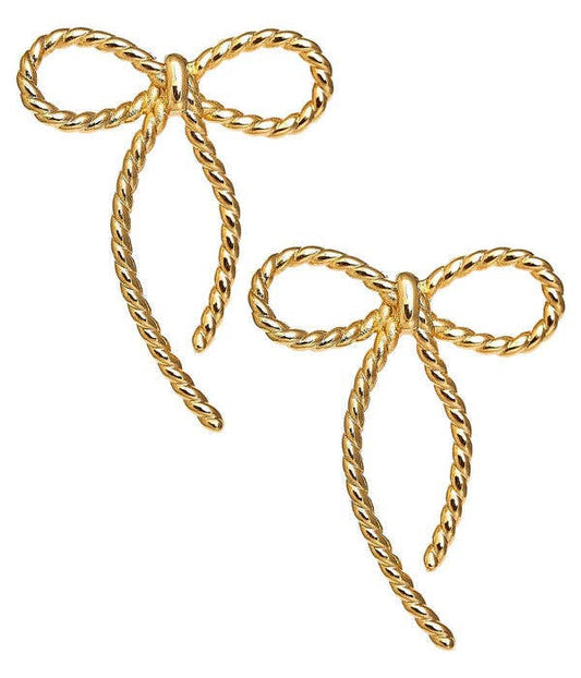 Mini Tory Bow - 18k Gold Plated