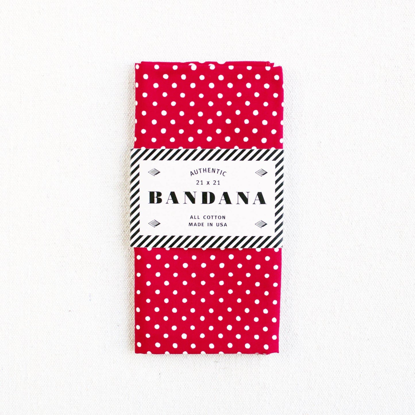 Red Polka Dot Bandana