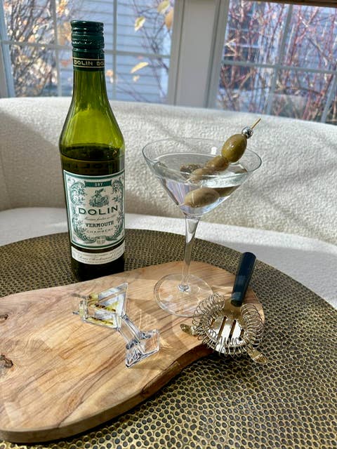 Acrylic Napkin Weight Martini