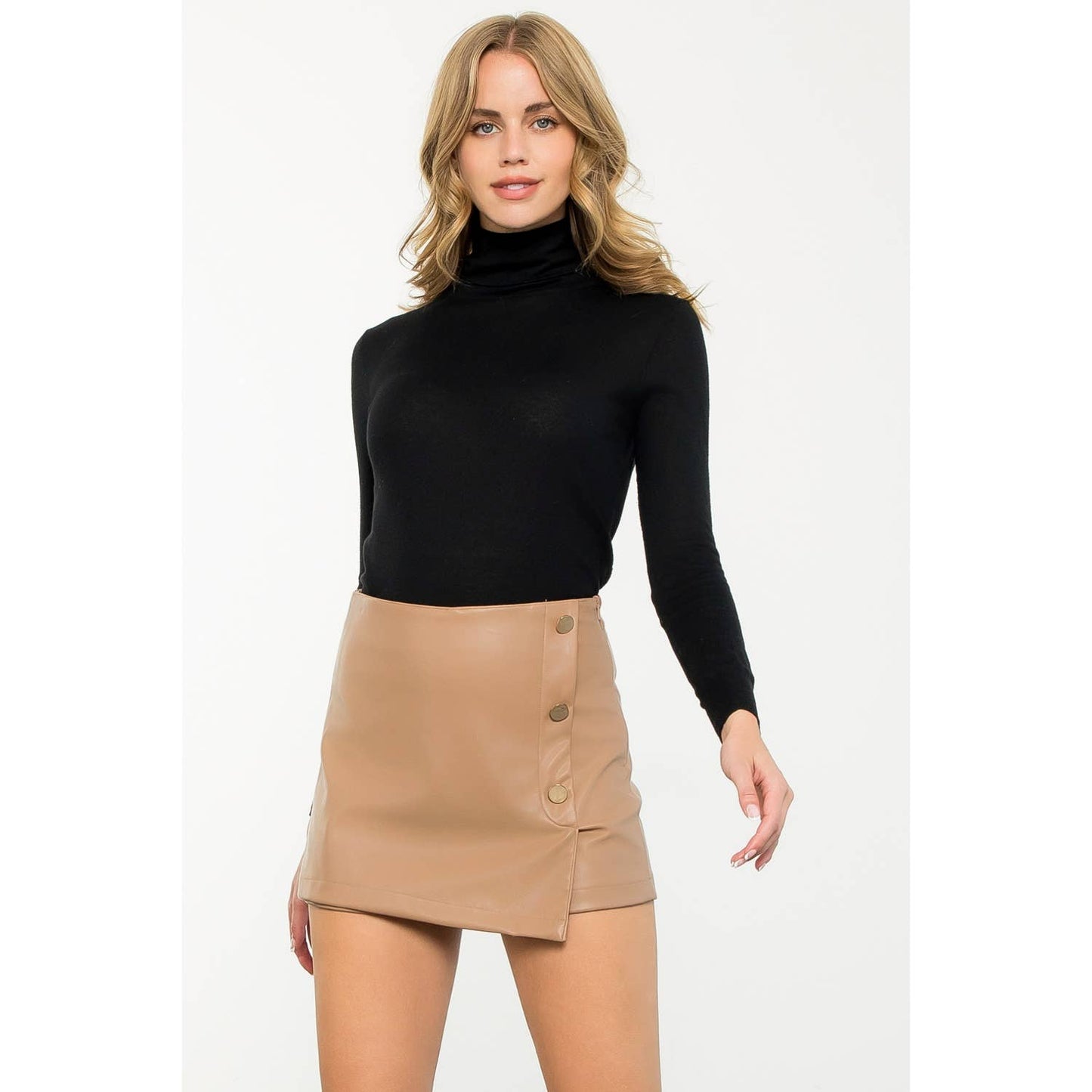 Leather Skort