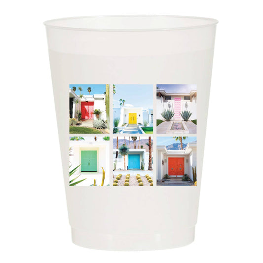 Palm Springs Doors Frosted Cups