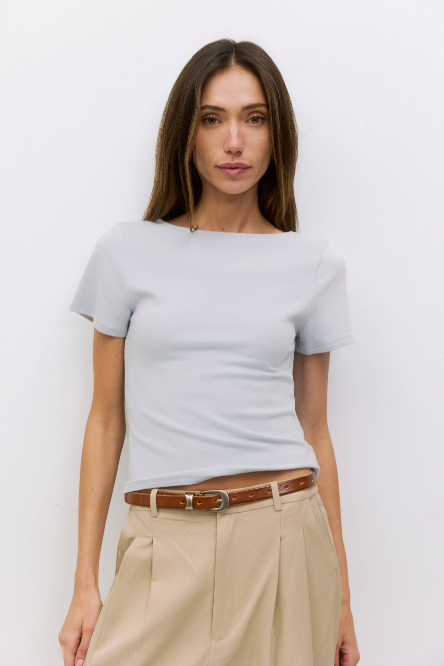 The Breanna Top | Wide Neck Soft Knit Top